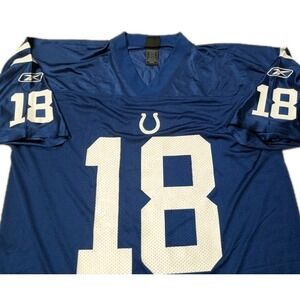Reebok Indianapolis Colts Peyton Manning Team Apparel Jersey Men's XL